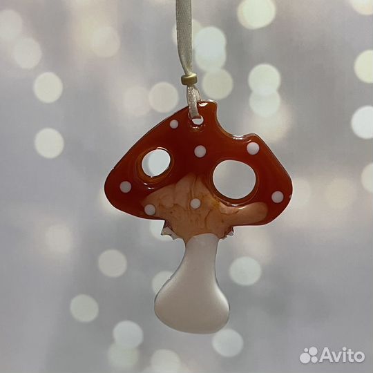 Набор елочных игрушек из эпоксидной смолы 4