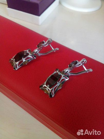 Серьги серебро