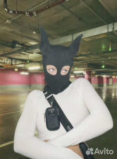 Балаклава с ушками y2k