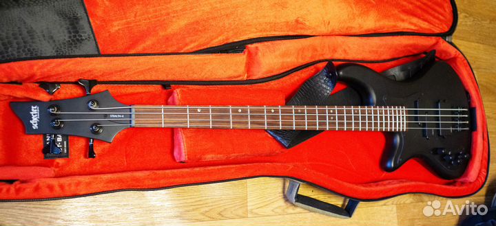 Леворукий бас Schecter stiletto stealth-4