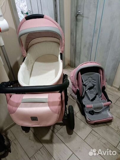 Коляска camarelo Baleo 2в1 плюс автолюлька