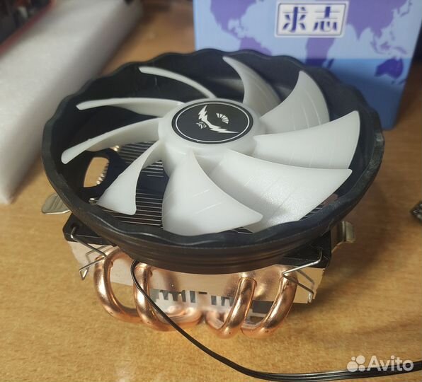 Кулера Top Flow 4трубки 120мм RGB новые