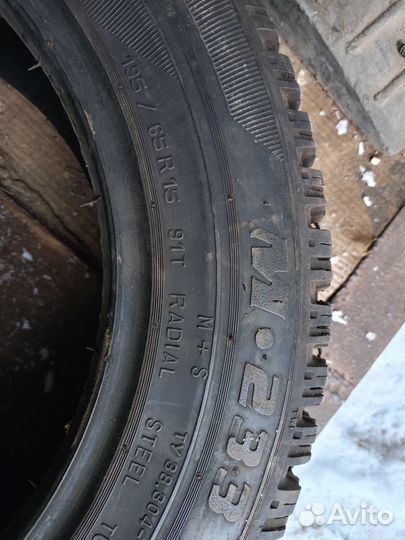 Зимняя резина r15 195 65 бу