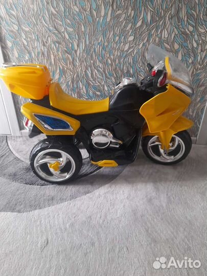 Детский мотоцикл на аккумуляторе бу