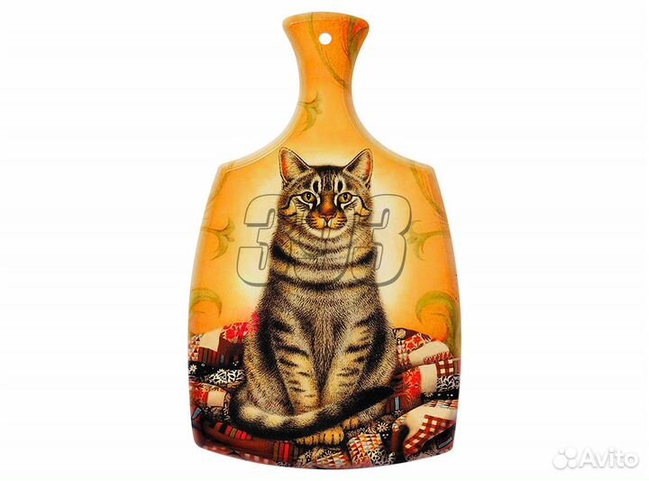 Доска разделочная большая Кот (13166)