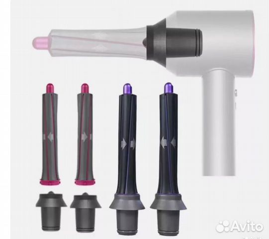 Dyson насадки long с адаптером под фен