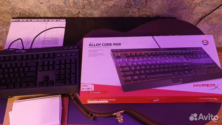 Клавиатура hyperx aloy core RGB