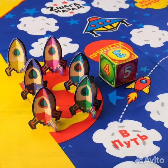 Подвижная игра-бродилка «Космические приключения»