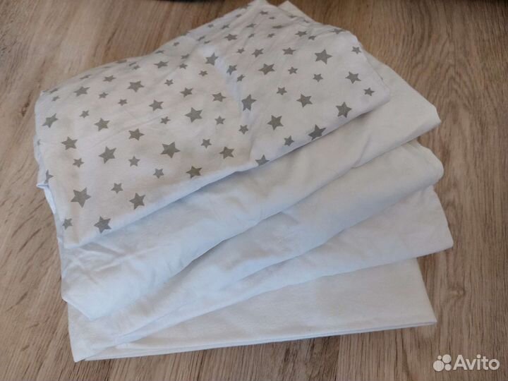 Натяжные простыни на детскую кровать 120 60 IKEA