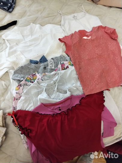 Вещи пакетом девочке 116-128