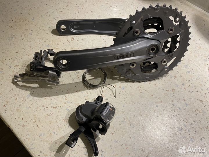 Система с передним переключателем Shimano Alivio