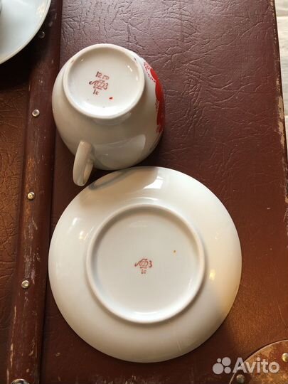 Чайный сервиз лфз красный пион
