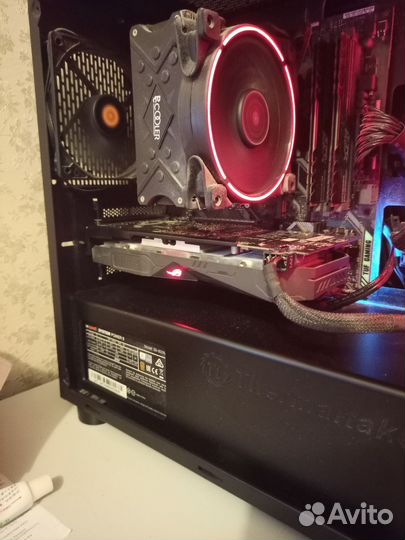 Видеокарта rx 570 4gb asus rog strix gaming