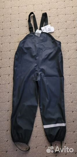 Новый непромокаемый полукомбинезон 116см