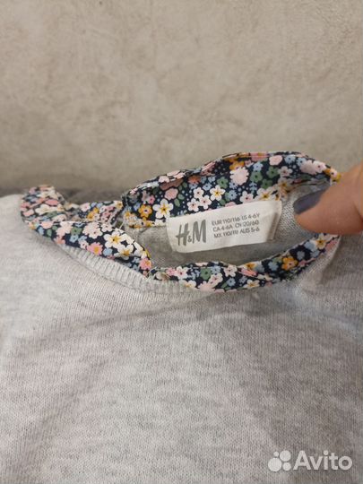 Вещи пакетом для девочки 4-5 лет hm, mother care