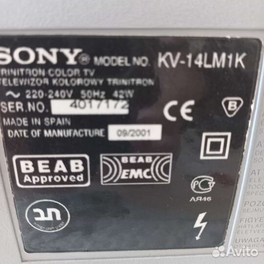 Телевизор sony