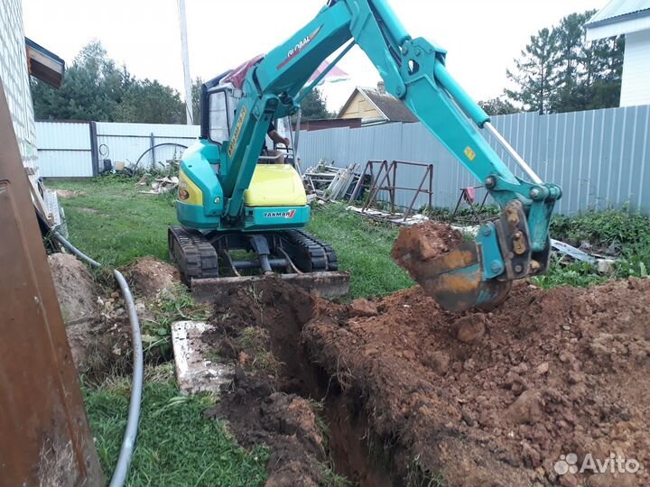 Услуги мини экскаватора