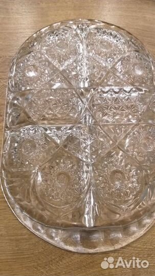 Хрустальная менажница