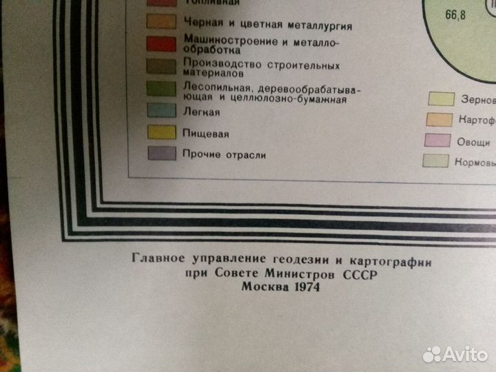 Карта Ленинградская область СССР