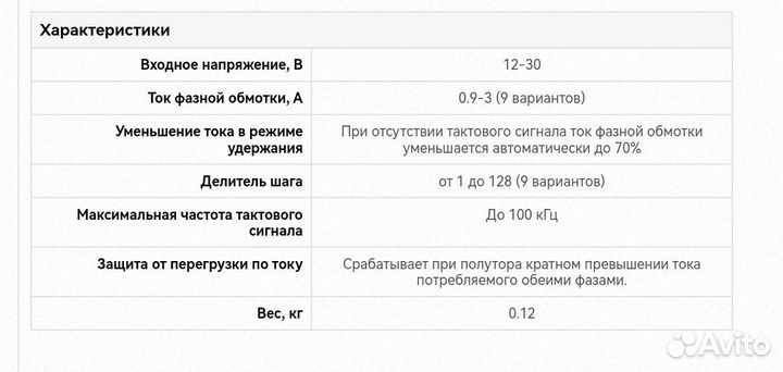 Драйвер для шагового двигателя D330-v3.0