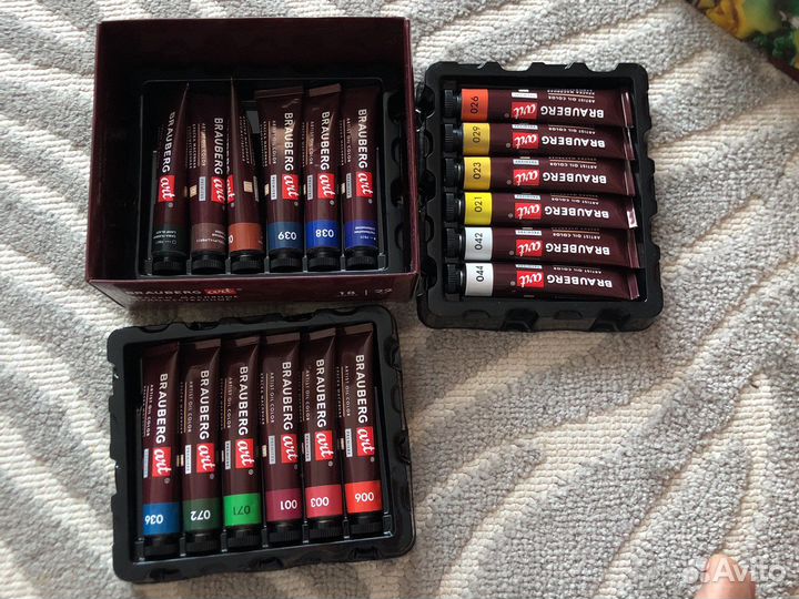 Набор масляных красок, brauberg