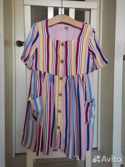 Летнее платье для девочки 110