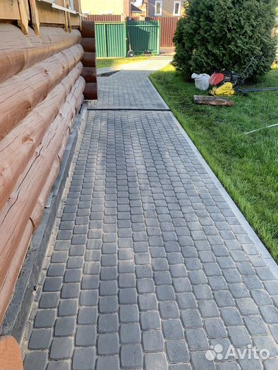 Укладка тротуарной плитки