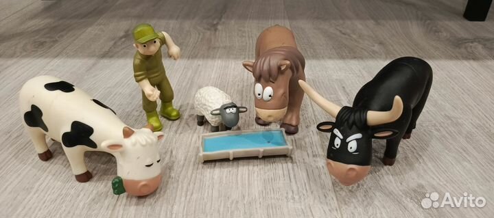 Фигурки животных из набора Ферма