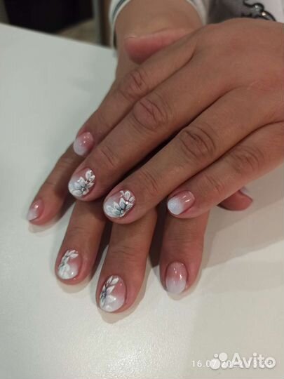 Маникюр, наращивание ногтей,педикюр, покрытие гель
