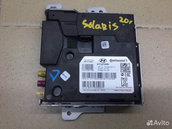 Блок электронный Hyundai Solaris седан G4LC 2020