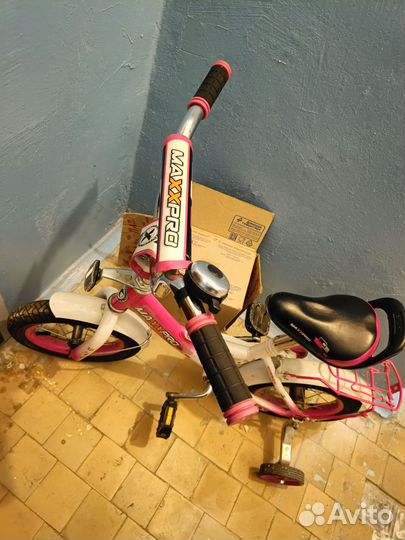 Детский велосипед 4 колесный