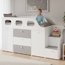 Детская кровать максимум места для хранения