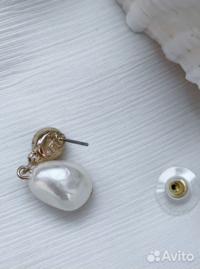 Новые серьги Liz Claiborne под жемчуг ориг