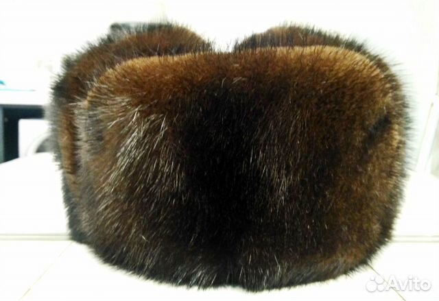 Шапка-ушанка норковая