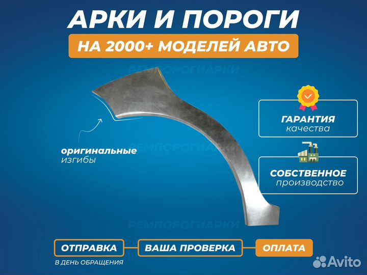 Арки Chevrolet Lanos ремонтные кузовные