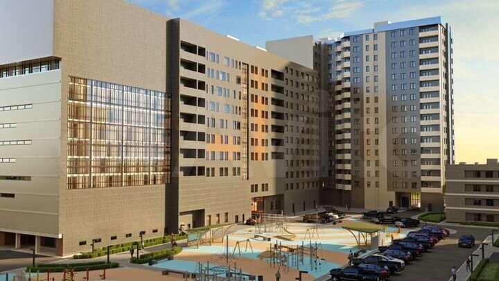 3-к. квартира, 84,2 м², 7/16 эт.