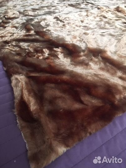 Мех искусственный новый 2 вида