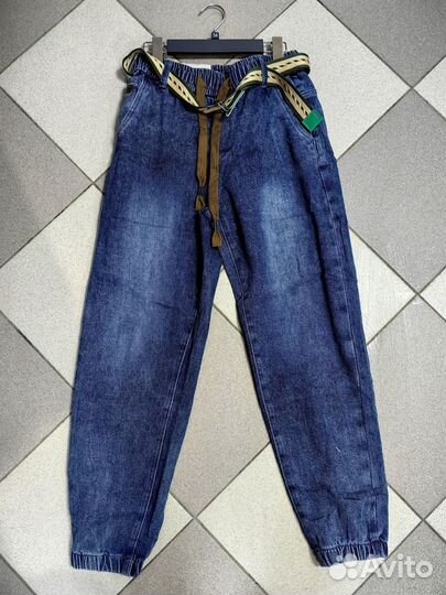 Джинсы Джоггеры мужские джинсовые размеры от44до54