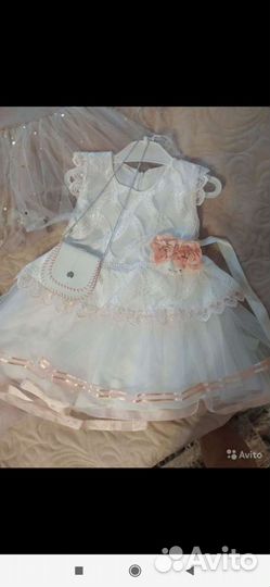 Платье для девочки 86