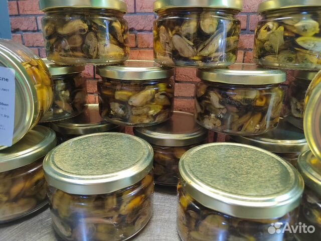 Мидии копченые в масле