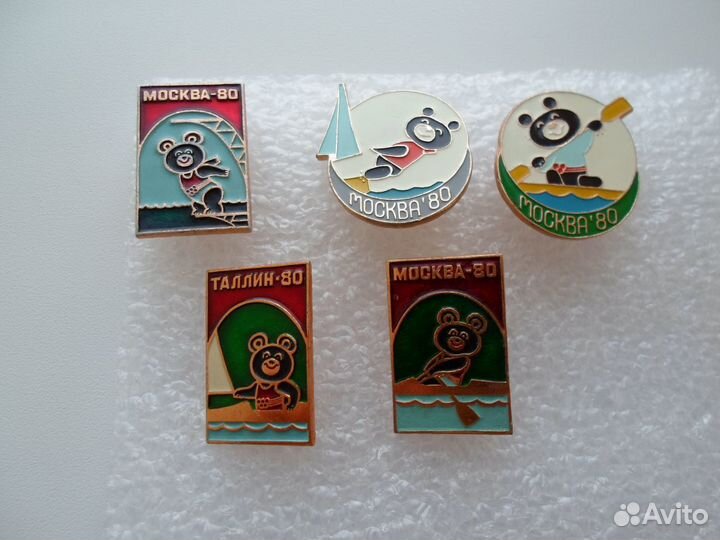 Олимпийский мишка турист медведь олимпиада 1980