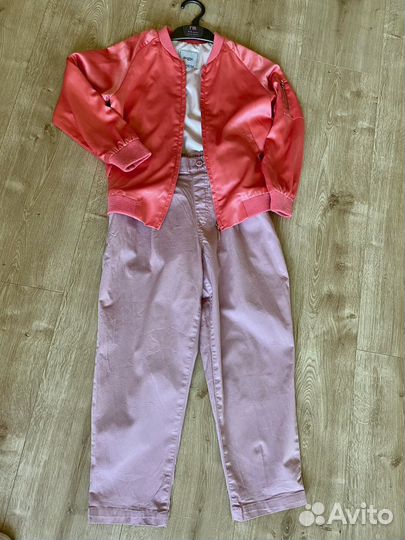 Брюки на девочку 7-8 лет Uniqlo
