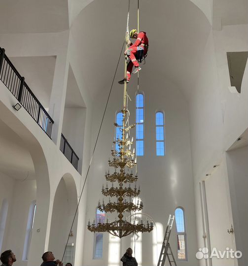 Высотные работы, Услуги промышленных альпинистов