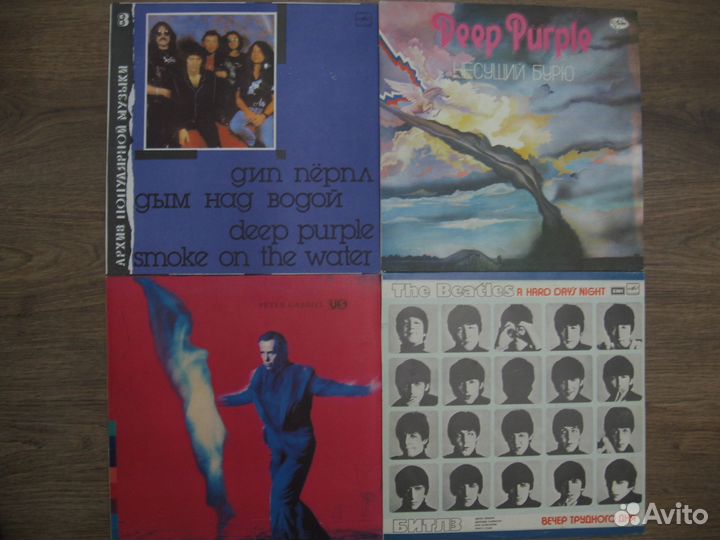 Виниловые пластинки-рок, отличные