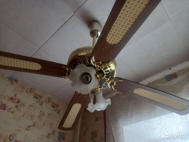 Люстра с вентилятором бу