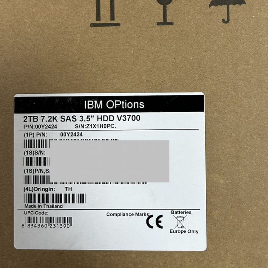 [00Y2424] Жесткий Диск Ibm 2tb 3.5 V3700 00y2424