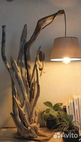 Торшер напольный со столиком, абажур