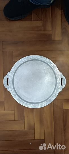 Поднос алюминевый из СССР