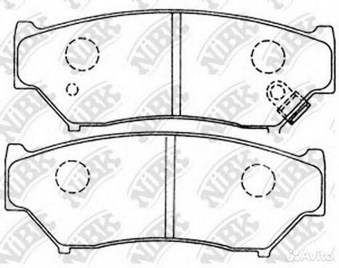Колодки тормозные дисковые suzuki grand vitara 2