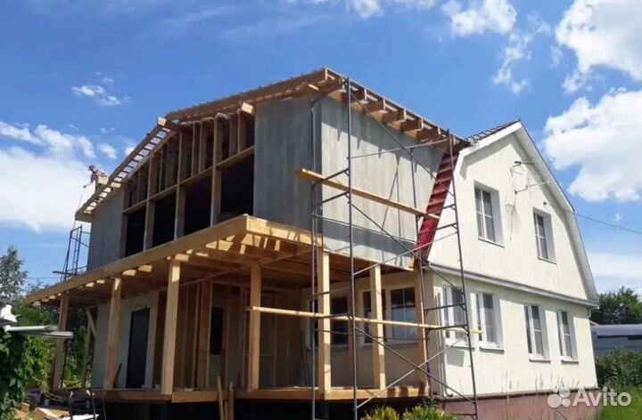 Строительство каркасных домов, пристроек, веранд